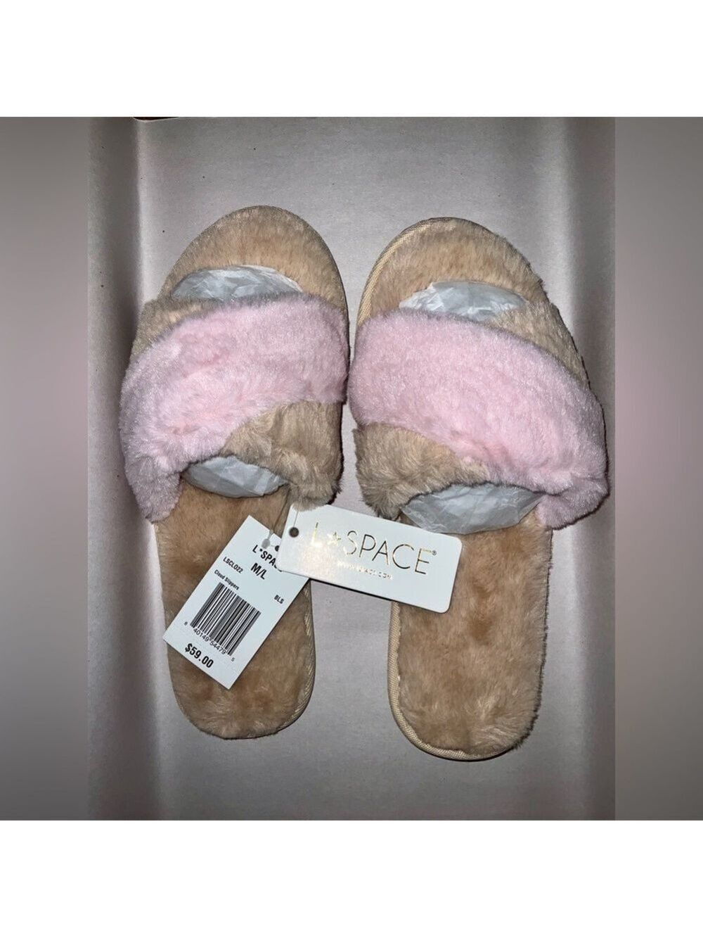 L Space Cloud Slippers - NWT - size M/L